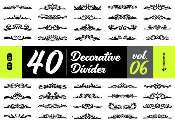 40 Decorative Dividers for Timeless Design Projects