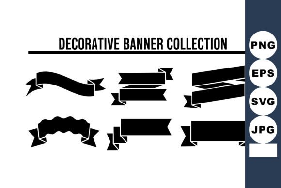 Decorative Black Silhouette Banner Colle: The Modern Designer's Secret Weapon