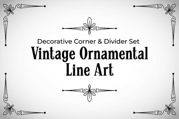 Elevate Your Design with a Decorative Corner & Divider Set