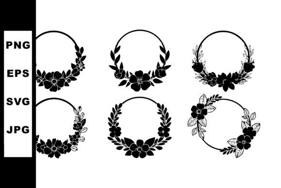 Elevate Your Designs with the Floral Wreath Vector Set