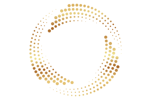 Golden Dots & Circular Charm: Designing with This Frame