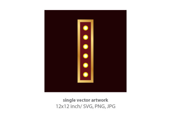 Lights Bulbs Inside Decorative Letter I: A Guide to This Creative Font