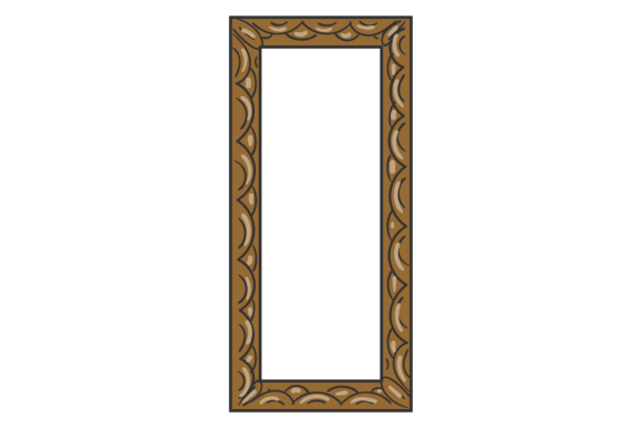 Ornate Decorative Wooden Frame in Hand D: A Designer's Secret Weapon