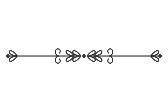 The Allure of the Hand Drawn Divider: Decorative Black Line