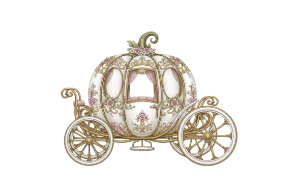 The Enduring Charm of a Decorative Carriage Isolated
