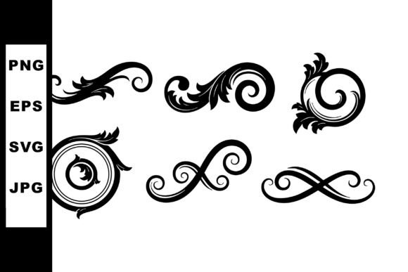 Timeless Artistry: Using Vintage Swirl Floral Elements