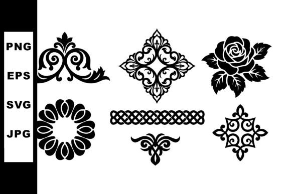 Timeless Elegance: A Guide to Black Floral Decorative Vectors