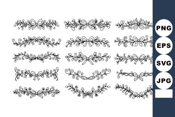 Timeless Elegance: Vintage Floral Decorative Borders and Di
