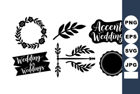 Wedding Decorative Elements Set with Flo: Elevate Your Designs